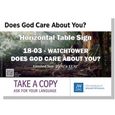 HPWP-18.3 - 2018 Edition 3 - Watchtower - "Does God Care About You?" - Table